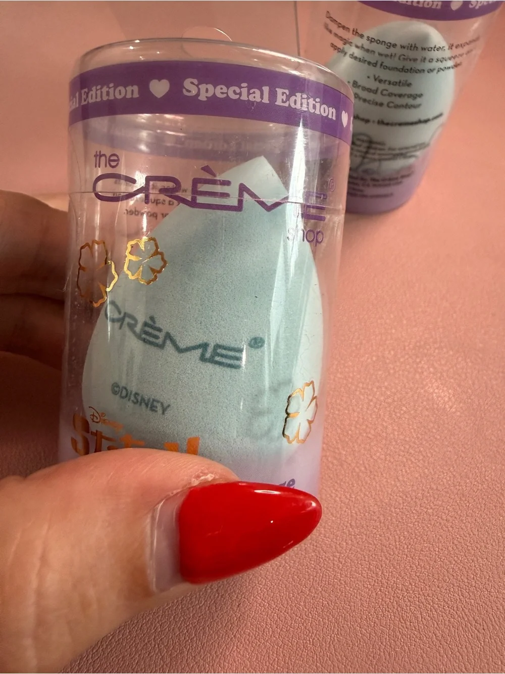 3/$25 The Crème Shop x Disney Stitch Pro Makeup Sponge - Special Edition NIB